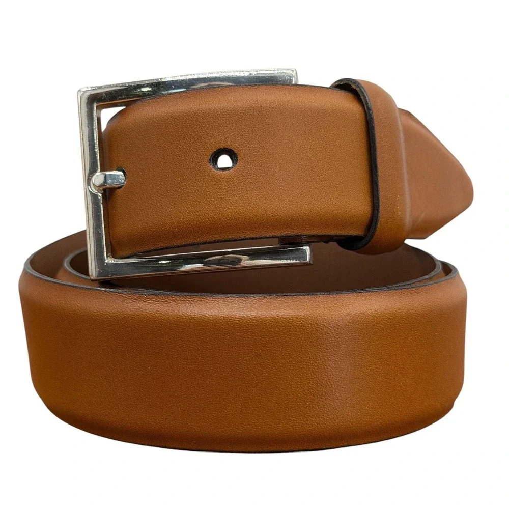 Allen Edmonds Dress Belt Men SZ 34 Brown Business Classic Leather USA Practical